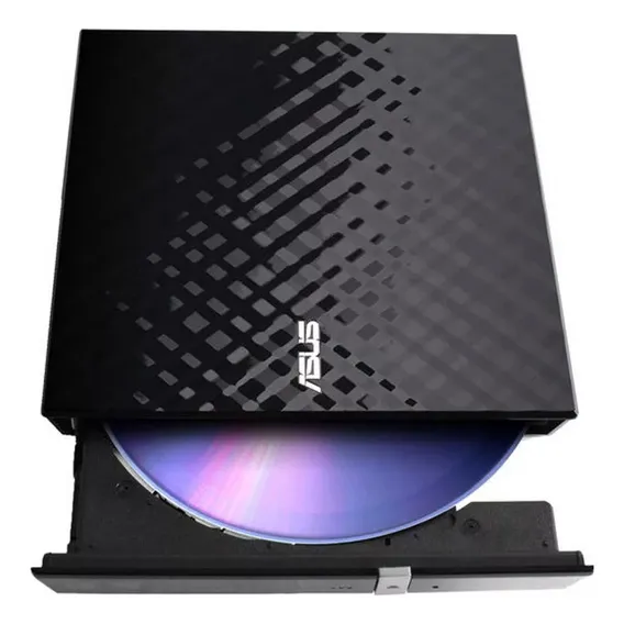 Gravador Cd/dvd Externo Slim Usb Asus Sdrw-08d2s-u/blk/g/as Foto 1