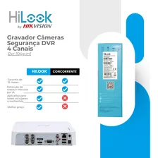 Gravador de Vídeo Dvr Para 4 Cameras Dvr-104g-m1 Gravação Cameras Segurança 4mp H265+ 4 Canais 127/220v Hikvision Foto mini 2