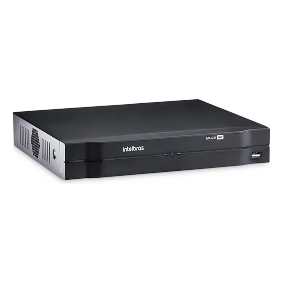 Gravador Dvr 8 Canais Mhdx 1008 Multi Hd Preto Intelbras Foto 1