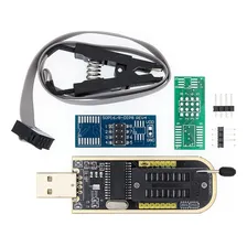 Gravador Eeprom Bios Ch341a + Pinça + Adaptador Soic8 + 1.8v Foto mini 2