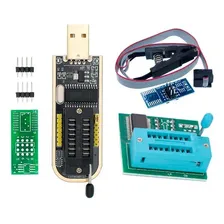 Gravador Eeprom Bios Ch341a + Pinça + Adaptador Soic8 + 1.8v Foto mini 1