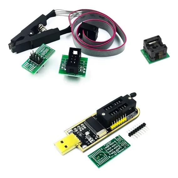 Gravador Usb Flash Eprom Bios + Sop8 150mil + Clipe Foto 1