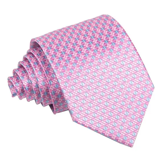 Gravata masculina Vedicci, gravata rosa Foto 1