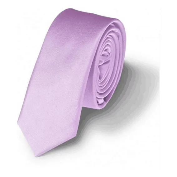 Gravata Premium Lilás Suave / Violeta / Lavanda Foto 1