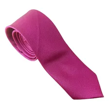 Gravata Semi Slim Quadriculada 7cm 150cm - Diversas Cores Cor FĂșcsia Foto mini 1