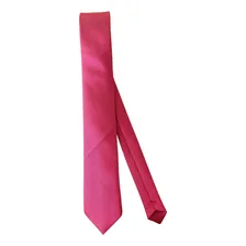 Gravata Semi Slim Quadriculada 7cm 150cm - Diversas Cores Cor FĂșcsia Foto mini 2