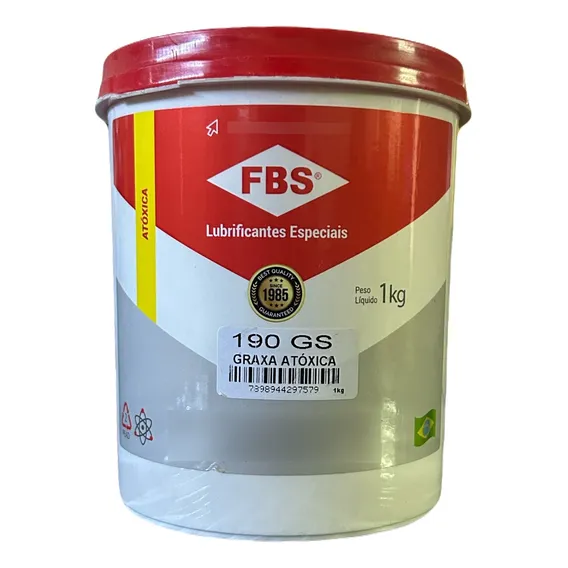Graxa Atóxica AlimentÃcia 190gs 1kg Fbs Foto 1