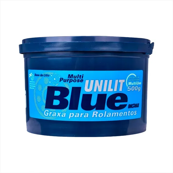 Graxa Automotiva Azul Rolamentos Unilit Blue 500g Ingrax Foto 1
