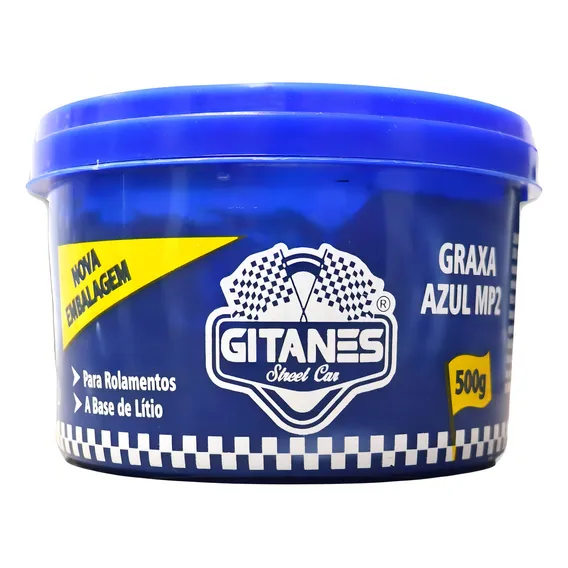 Graxa Azul 500g Para Rolamento Lubrificante Alta Temperatura Foto 1