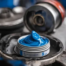 Graxa Azul De Lítio Para Rolamento Profissional Garin Foto mini  3