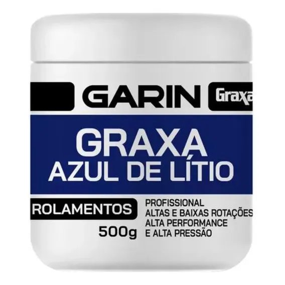 Graxa Azul De Lítio Para Rolamento Profissional Garin Foto 1