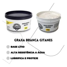 Graxa Branca Base Lítio Naútica Automotiva E Motos Gitanes 500g Foto mini 4
