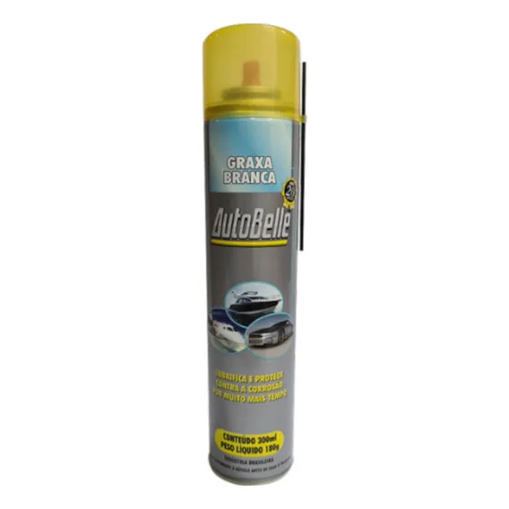 Graxa Branca Spray 300ml Autobelle Foto 1