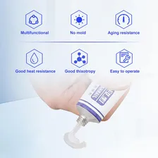 Graxa De Silicone De 30 G, Graxa Dielétrica Para Eletrodomésticos | Graxa De Silicone De Alta Pressão, Graxa Dielétrica Para Conectores Elétricos, Lubrificante Isolante Impermeável Goforwealth Foto mini 4