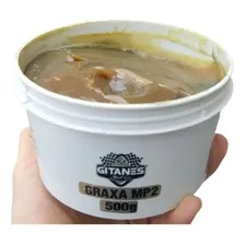 Graxa Mp2 Lítio Para Rolamentos E Uso Geral 500g Gitanes Foto mini  2