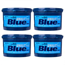 Graxa Para Rolamento Azul Unilit Blue 500g Ingrax Kit C/4 Foto  mini 1