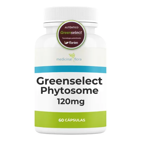 Greenselect Phytosome® 120mg 60 Cápsulas Selo Autenticidade Sabor Without Flavor Foto 1