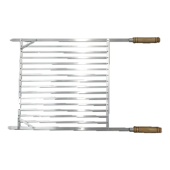 Grelha Alumínio Para Churrasco 45x45cm - Volpato Foto 1