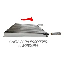 Grelha Argentina Inox 65x50 Parrilla Churrasqueira Grill Foto mini 4