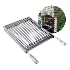 Grelha Argentina Parrilla Inox 35x45 Para Churrasqueira Foto  mini 1