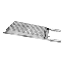 Grelha Churrasco Argentina Aço Inox - Santigrill 30 X 50 Cm Foto mini 1
