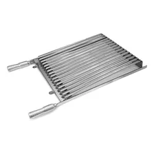 Grelha Churrasco Argentina Aço Inox - Santigrill 30 X 50 Cm Foto mini 2