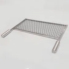 Grelha Churrasco Espetinho Movel 53x25,5 Inox Churrasqueira Foto mini 4