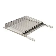 Grelha Churrasco Parrilheira - Inox 60x40 - Cabo Aluminio Foto mini 1