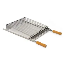 Grelha Churrasco Parrilla Argentina 40x40 Inox Picanheira Foto mini 3