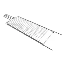 Grelha Dupla Inox Para Peixe Churrasco Cromado Foto  mini 1