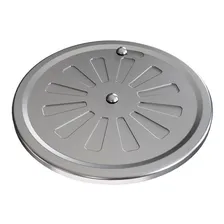 Grelha Inox Docol Redonda Com Fecho 15cm Foto  mini 1