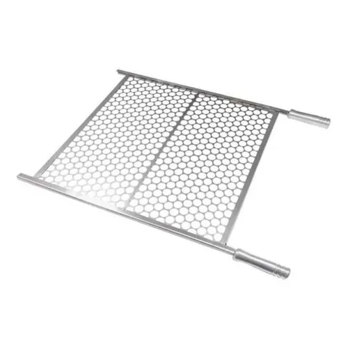 Grelha Moeda Inox 55x50 Foto 1