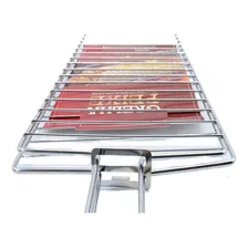 Grelha P/ Assar Peixe Frango Linguiça Carnes 18cmx33cm Foto mini  2