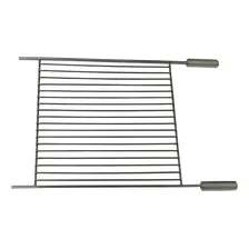 Grelha Para Churrasco 50x50cm Aço Inox 304 Polido Foto mini  3