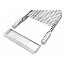 Grelha Parrilha Inox 65cm Argentina Com Coletor Foto mini  2