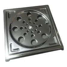 Grelha Ralo Inox Quadrado 15x15 Com Fecho Foto mini 1