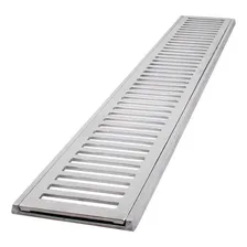 Grelha Ralo Linear 15x100 Inox Alumínio Água Pluvial Foto mini 1