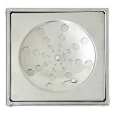 Grelha Ralo Quadrado 15x15 + Porta Grelha Caixilho Inox Foto mini 1