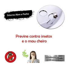 Grelha Ralo Redondo 150mm + Porta Grelha Caixilho Inox Foto mini 3
