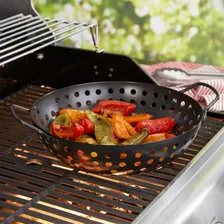 Grelha Wok Antiaderente Para Churrasqueira Legumes Peixe Foto mini 4