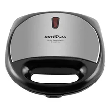 Grill E Sanduicheira Britânia Crome Inox 750w 220V Foto  mini 1