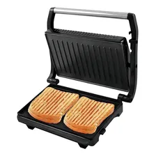 Grill E Sanduicheira Britania Press Inox Antiaderente 220v Cor Preto Foto mini 3