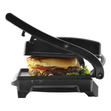 Grill E Sanduicheira Britania Press Inox Antiaderente 220v Cor Preto Foto mini 2