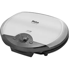 Grill E Sanduicheira Jumbo Steel 1500w Philco Cor Preto 110V Foto  mini 1