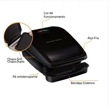 Grill Elétrico Hamilton Beach 25357bz Preto Foto mini 4