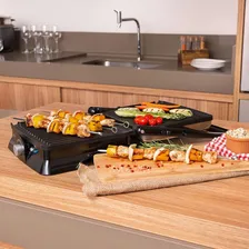 Grill Elétrico Multiuso Oster Inox Cor Cinza 220V Foto mini 4