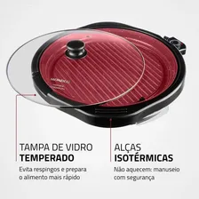 Grill Redondo Cook & Grill 40 G-03-rc Preto Mondial 220V Foto mini 4