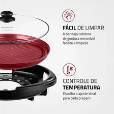 Grill Redondo Cook & Grill 40 G-03-rc Preto Mondial 220V Foto mini 3