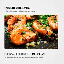Grill Redondo Smart G-04 Preto Mondial 220v Foto mini 3