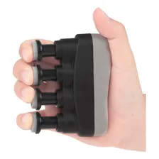 Grip Dedo Exercicio De Mão Treino Violão Baixo Guitarra Cor Preto Foto  mini 1